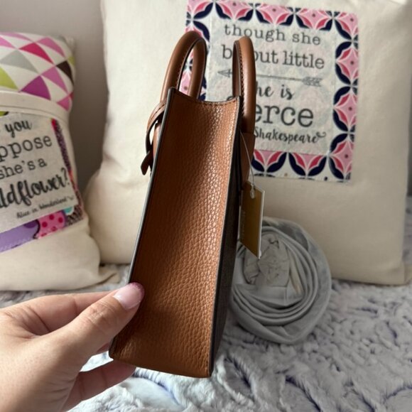 NWT MICHAEL KORS Mercer XS Shopper Crossbody - Picture 3 of 5